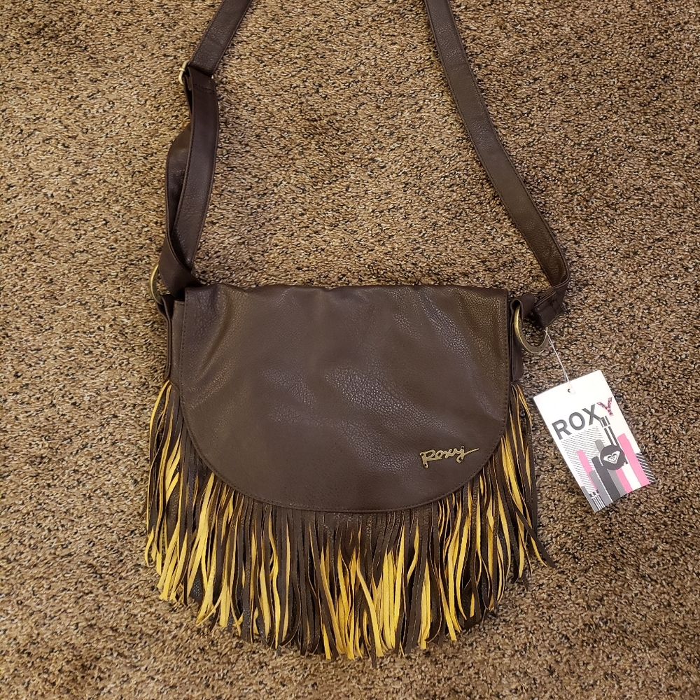 New with tag!  Roxy fringe crossbody purse